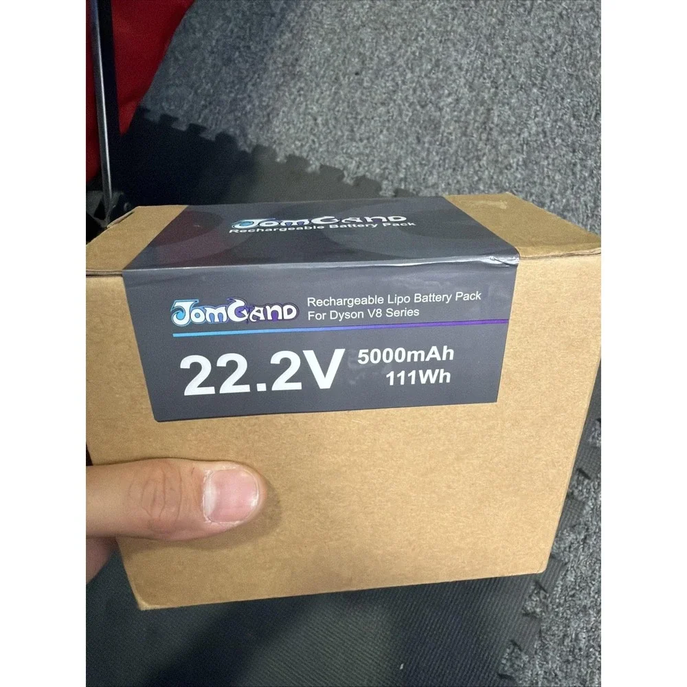 JomGand 22.2V 5.0Ah Li-Po Battery Pack For Dyson V8 Cordless Vacuum 5000mAh